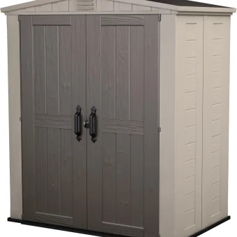 Factor 6x3 Outdoor Storage Shed Kit-Perfect to Store Patio Furniture, Garden Tools Bike Accessories, Beach Chairs and Push Lawn