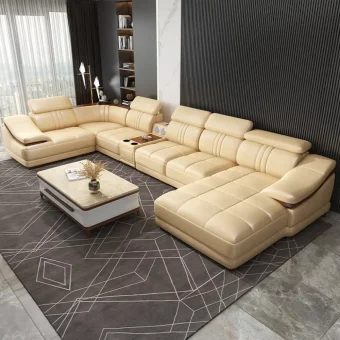 High Quality Genuine Leather Sofa Genuine Leather Sofa Modern Genuine Leather Sofa Modern